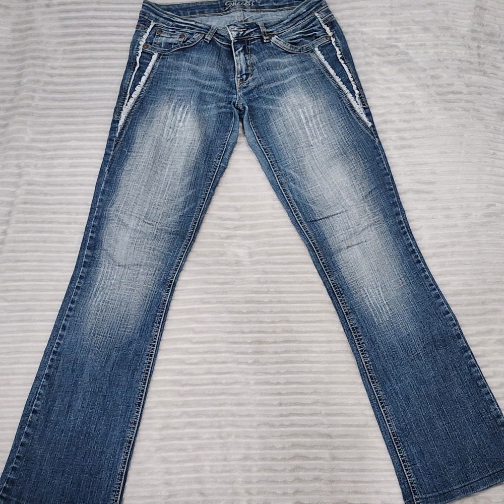 Stylish Blue Flare Women's Jeans